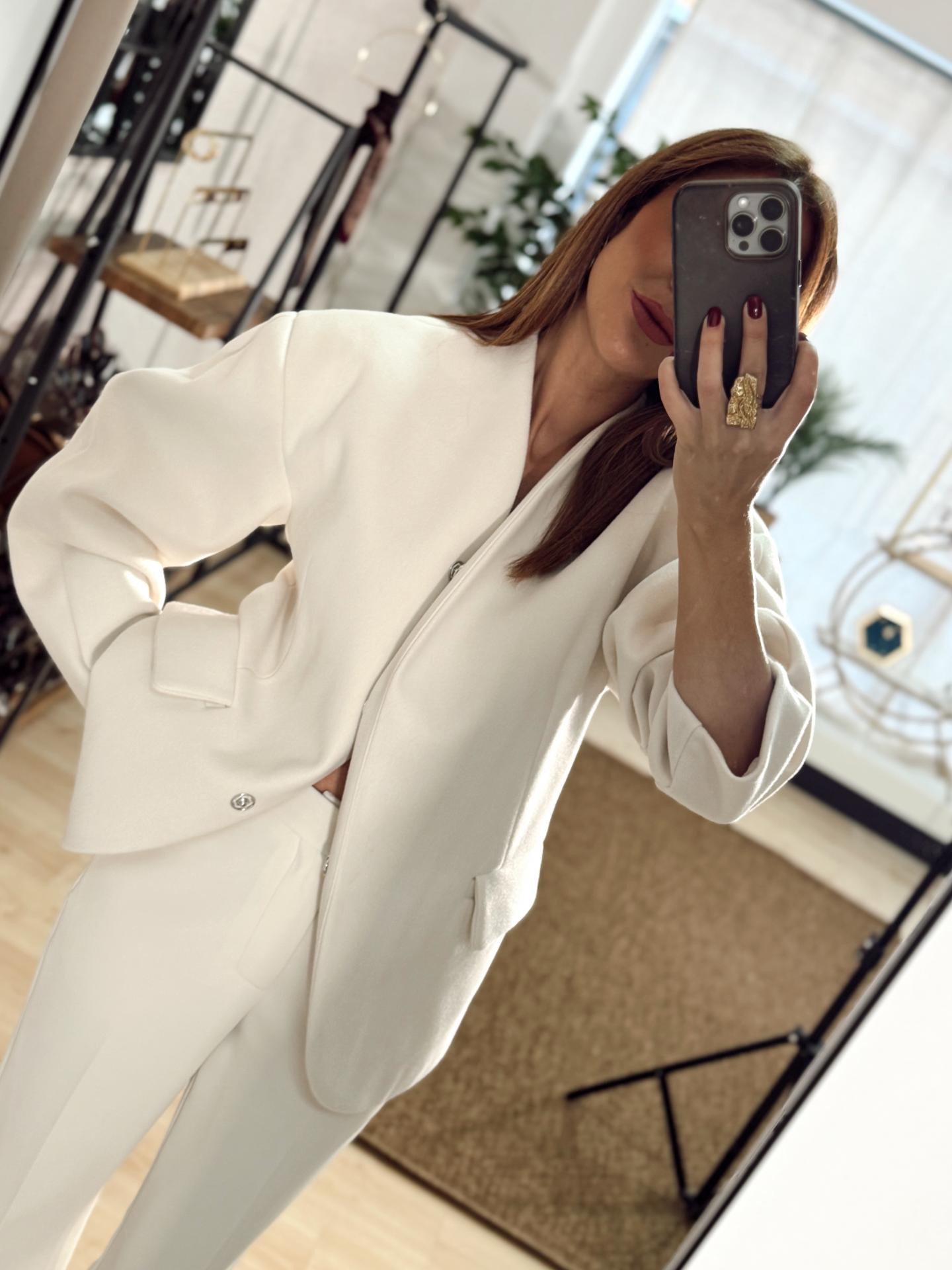 Abrigo Buquet Blanco