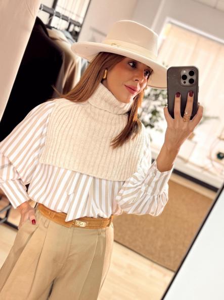 Camisa Sanna Camel  [1]