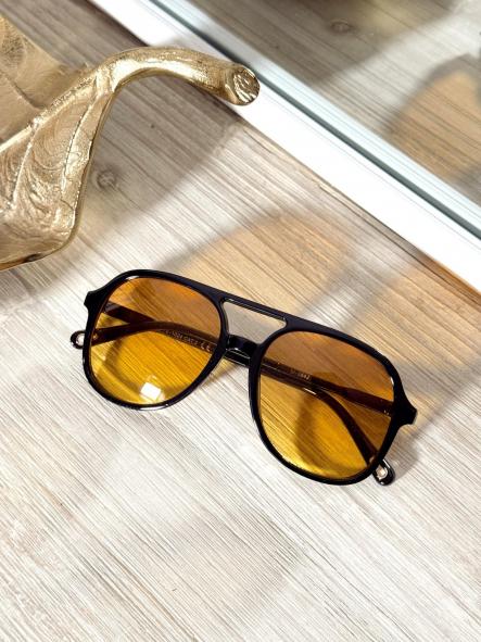 Gafas Maxi Aviador Naranja