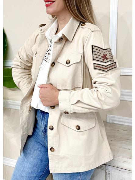 Chaqueta Safari Beige