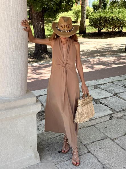 Vestido Suid Camel