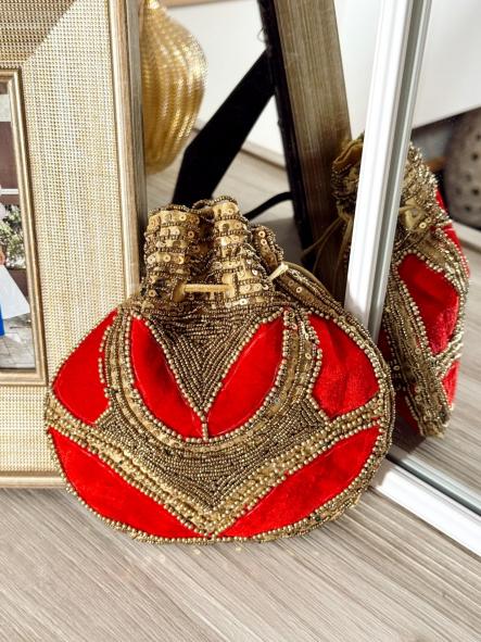 Bolso Pedrería Rojo [0]
