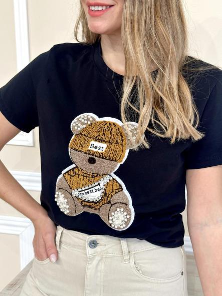 Camiseta Bear Negro