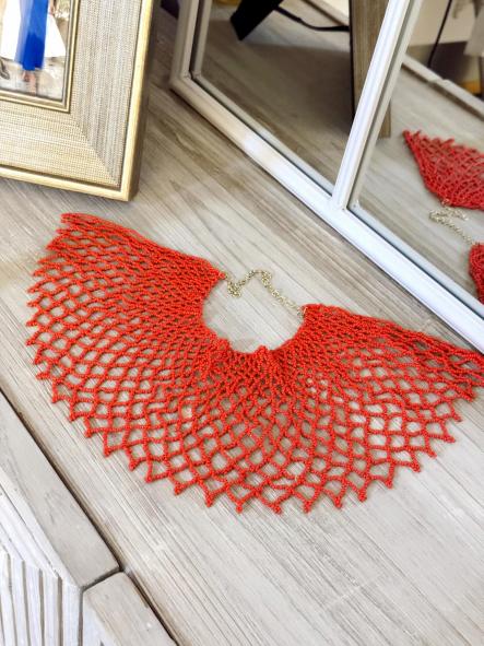Collar Larg Coral