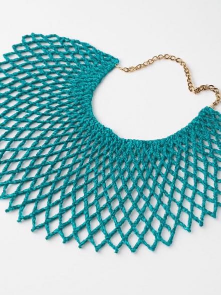 Collar Larg Turquesa 