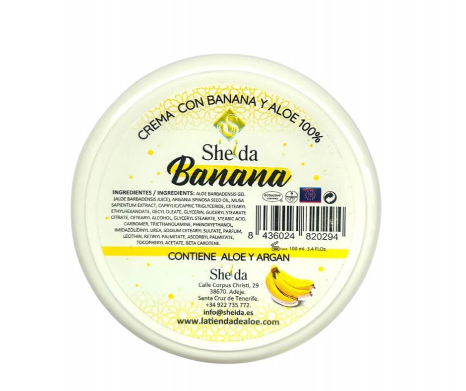 Crema de argán-plátano(100ml). Sheida