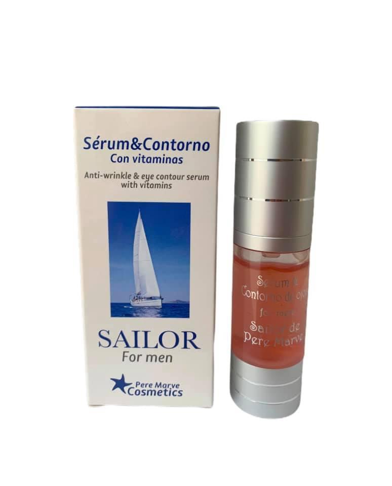 Serum anti arrugas+contorno de ojos Sailor para hombres (35ml)