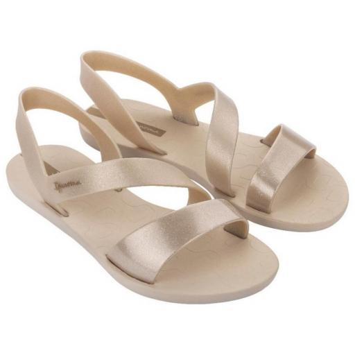 IPANEMA Sandalias Mujer Vibe Sandal Fem Beige Glitter Beige