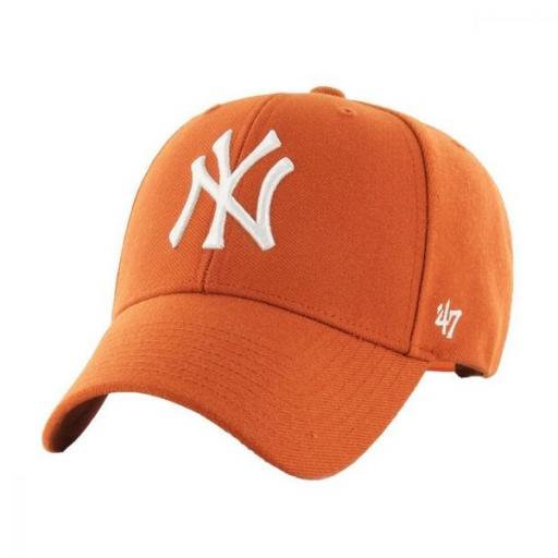 47 BRAND Gorra MLB New York Yankees 47 MVP Snapback Burnt Orange [0]