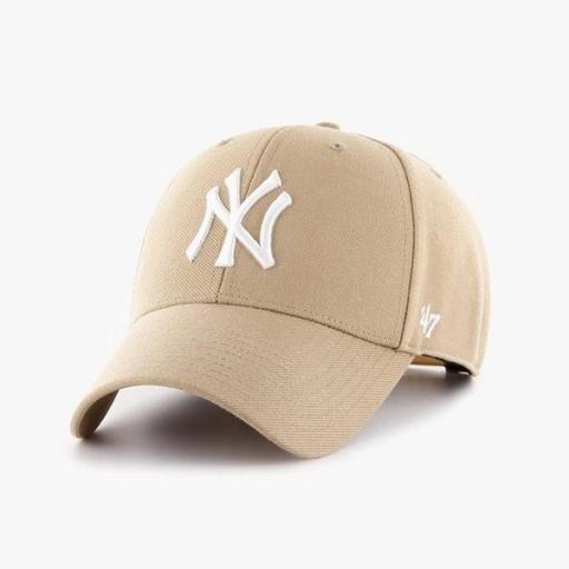 47 BRAND Gorra MLB New York Yankees 47 MVP Snapback Khaki [0]