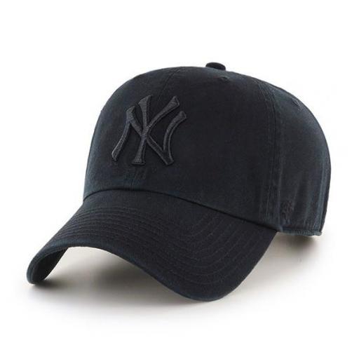 47 BRAND Gorra MLB New York Yankees Clean Up Black