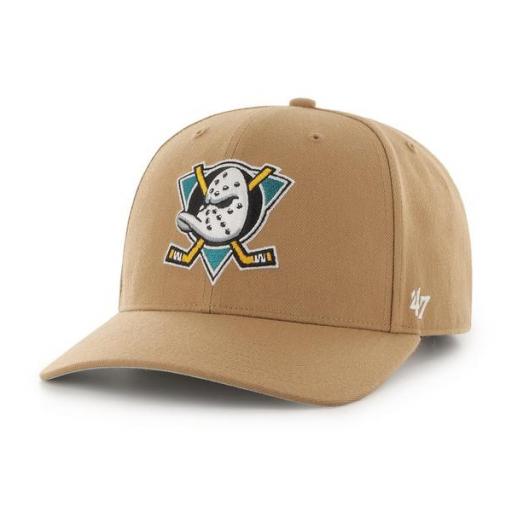 47 BRAND Gorra NHL Anaheim Ducks Cold Zone 47 MVP DP Camel [0]