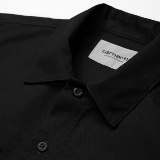 CARHARTT Camisa S/S Master Shirt Black [2]