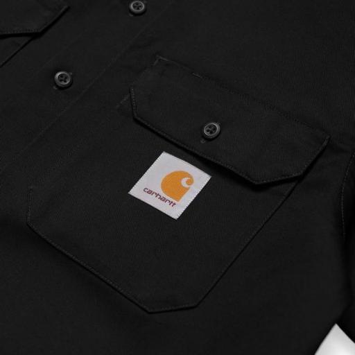 CARHARTT WIP Camisa S/S Master Shirt Black [3]