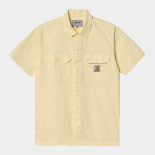 CARHARTT WIP Camisa S/S Master Shirt Soft Yellow [3]