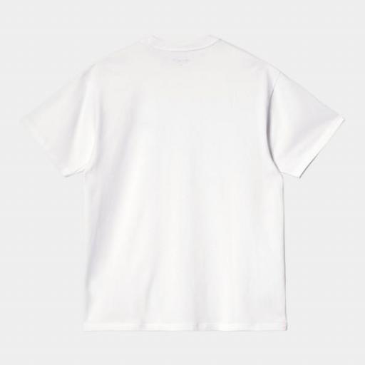 CARHARTT WIP Camiseta Hombre S/S American Script White Blanco [3]