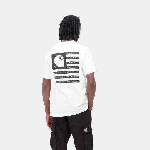 CARHARTT WIP Camiseta S/S Label State Flag T-Shirt White [0]