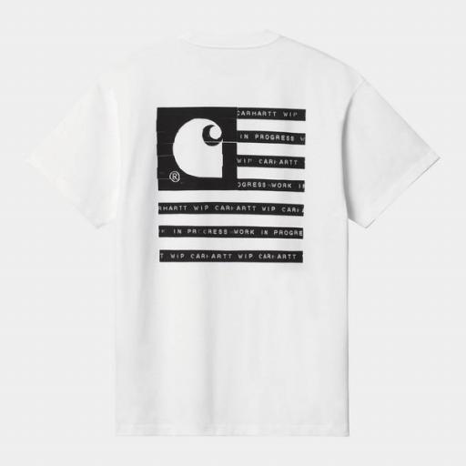 CARHARTT WIP Camiseta S/S Label State Flag T-Shirt White [3]