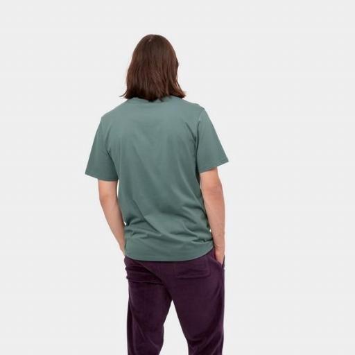 CARHARTT WIP Camiseta S/S Pocket Eucalyptus [1]