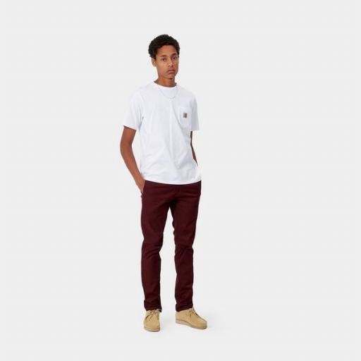 CARHARTT WIP Camiseta S/S Pocket White [1]