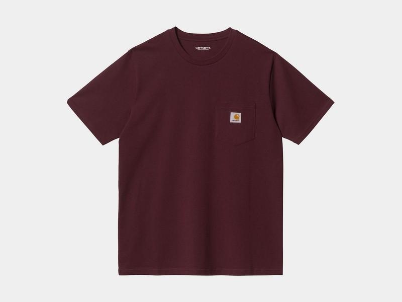 CARHARTT Camiseta S/S Pocket Wine