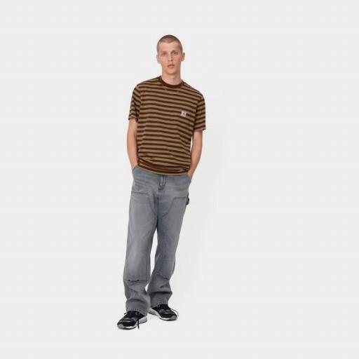 CARHARTT Camiseta S/S Scotty Pocket T-Shirt Stripe Offroad Tanami [2]