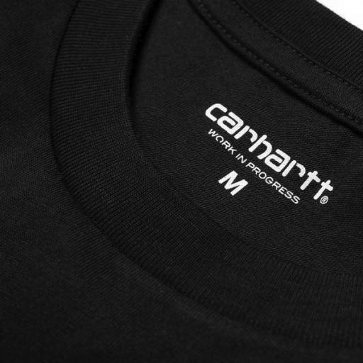 CARHARTT WIP Camiseta S/S Script T-Shirt Black Reflective Grey [2]