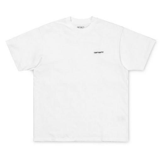 CARHARTT WIP Camiseta S/S Script Embroidery T-S White Black [1]