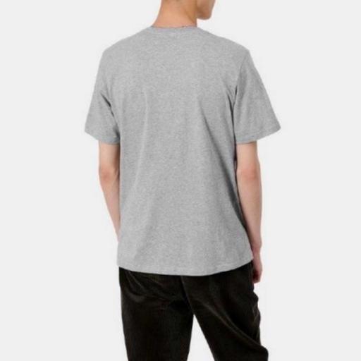 CARHARTT WIP Camiseta S/S Script Grey Heather Black [1]