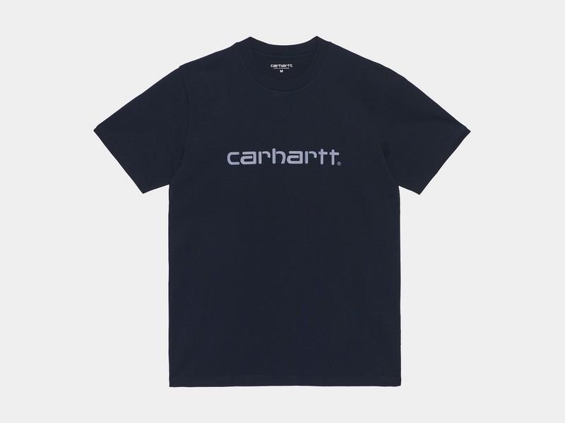 CARHARTT WIP Camiseta S/S Script T-Shirt Astro Icesheet