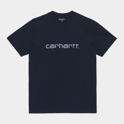 CARHARTT WIP Camiseta S/S Script T-Shirt Astro Icesheet [0]