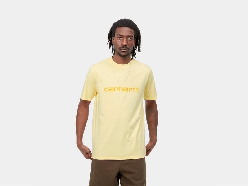 CARHARTT Camiseta S/S Script T-Shirt Yellow Popsicle