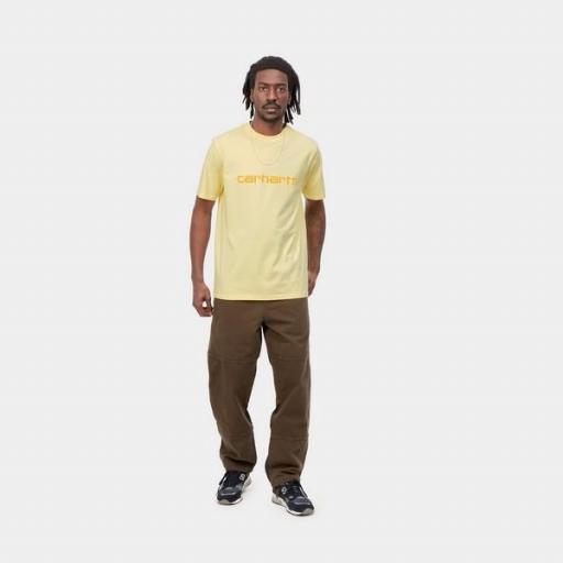 CARHARTT Camiseta S/S Script T-Shirt Yellow Popsicle [2]