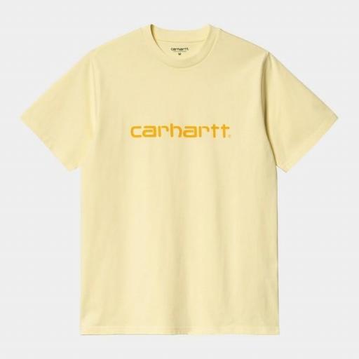 CARHARTT Camiseta S/S Script T-Shirt Yellow Popsicle [3]
