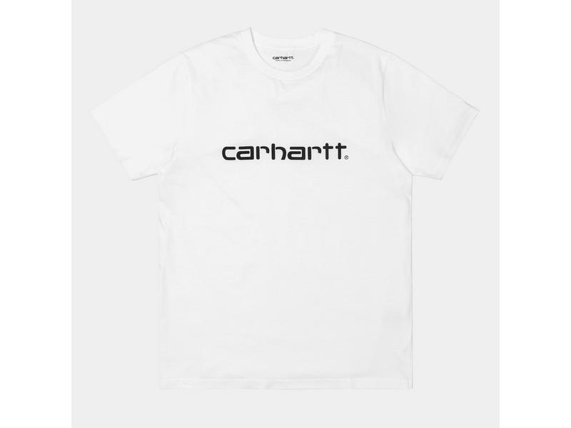 CARHARTT WIP Camiseta S/S Script White Black