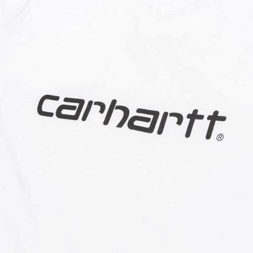 CARHARTT WIP Camiseta S/S Script White Black [1]