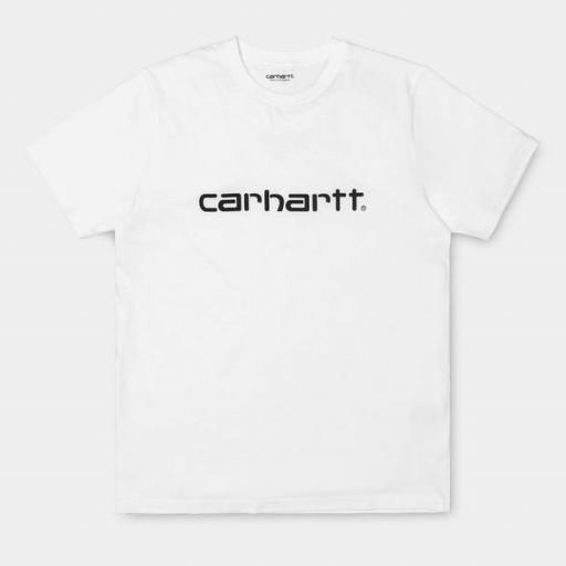 CARHARTT Camiseta S/S Script White Black [3]