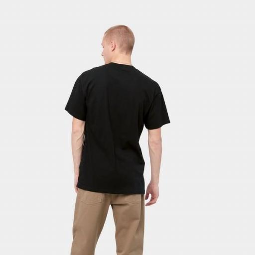CARHARTT WIP Camiseta S/S Stoneage T-Shirt Earthy Black White [1]