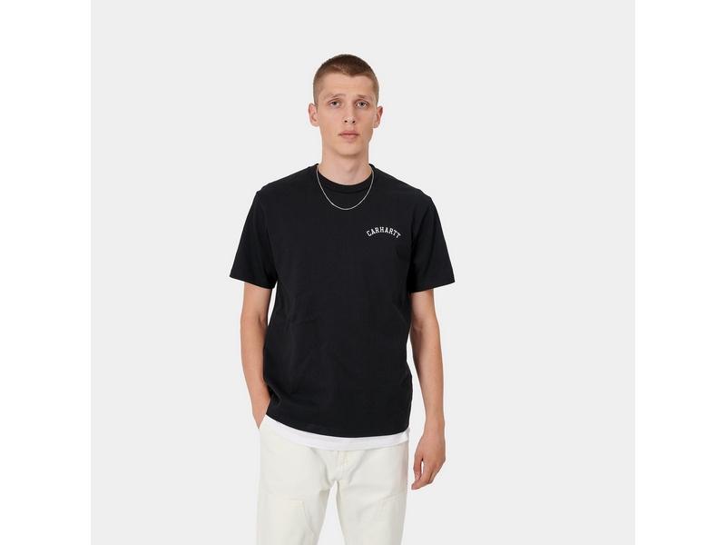 CARHARTT Camiseta S/S University Black White