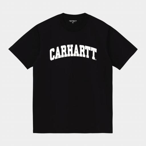 CARHARTT Camiseta S/S University Black White [1]