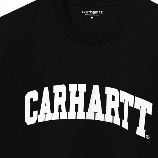 CARHARTT Camiseta S/S University Black White [2]