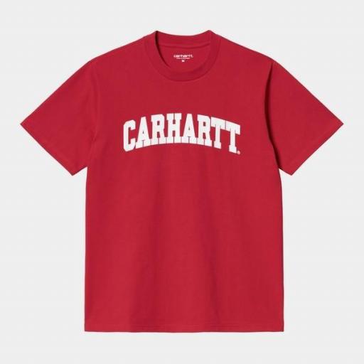 CARHARTT Camiseta S/S University Cornel White