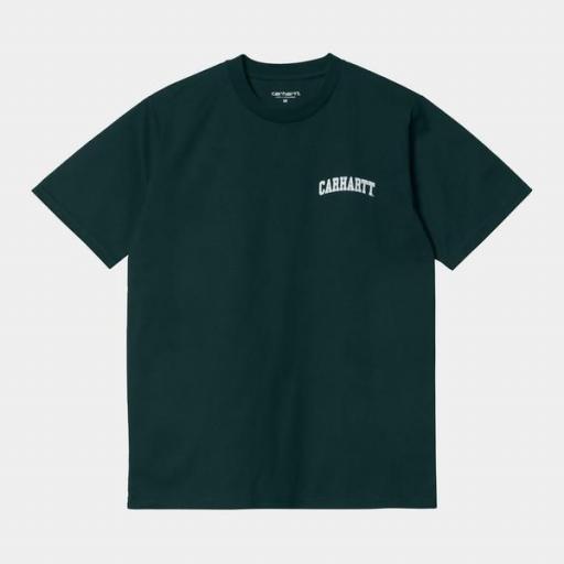 CARHARTT WIP Camiseta S/S University Frasier White [1]