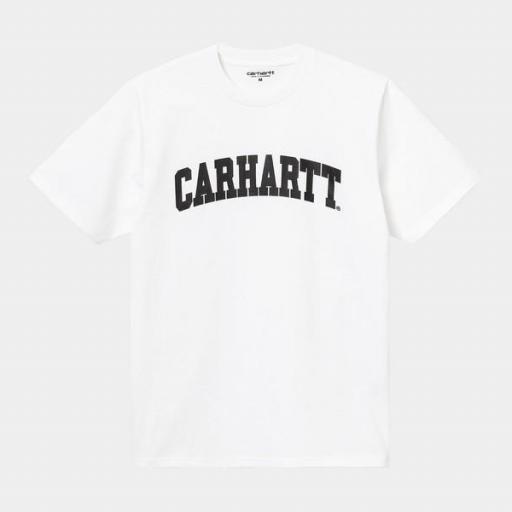 CARHARTT WIP Camiseta S/S University White Black [0]