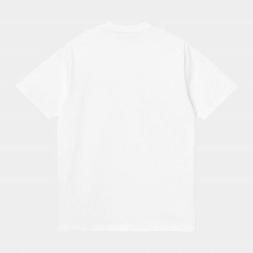 CARHARTT WIP Camiseta S/S University White Black [1]