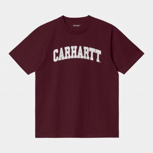 CARHARTT Camiseta S/S University Wine White
