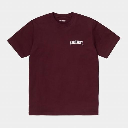CARHARTT Camiseta S/S University Wine White [0]