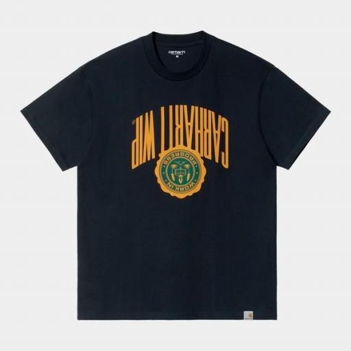 CARHARTT Camiseta S/S Upside Down T-Shirt Dark Navy