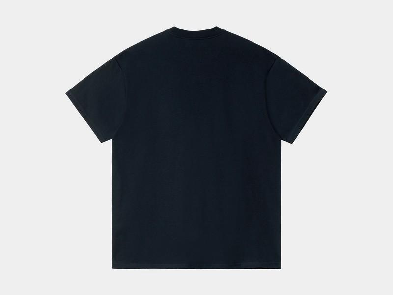 CARHARTT WIP Camiseta S/S Upside Down T-Shirt Dark Navy