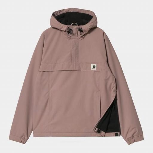 CARHARTT WIP Cortavientos Mujer W Nimbus Pullover Earthy Pink [2]